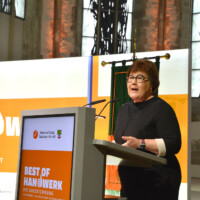 Arbeitsministerin Petra Grimm-Benne hielt das Grußwort Arbeitsministerin Petra Grimm-Benne hielt das Grußwort