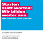 Plakat Kampagne Ausbildung 2020