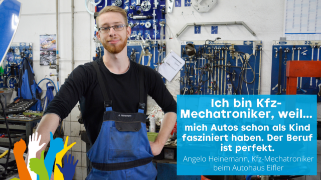 Macht bei Hände hoch fürs Handwerk 2022 mit: Autohaus Eifler