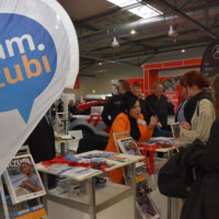 Ausbildungsberatung am Stand der Handwerkskammer Halle
