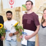 Übergabe der Freisprechungsurkunden an die neuen Facharbeiter