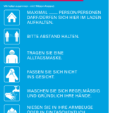 Plakat Schutzmaßnahmen vom Exit-Kit