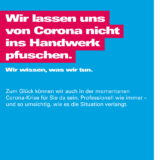Plakat Nicht ins Handwerk pfuschen vom Exit-Kit