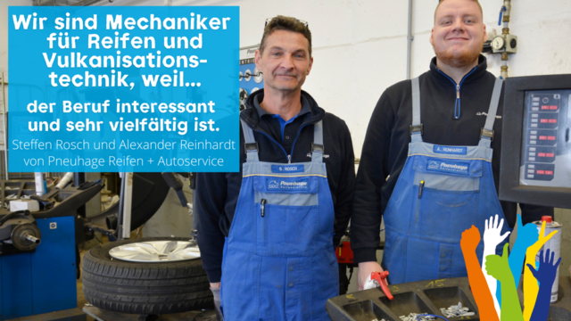 Macht bei Hände hoch fürs Handwerk 2022 mit: Pneuhage Reifen + Autoservice