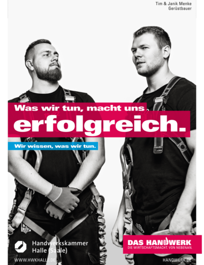 Plakat der Imagekampagne
